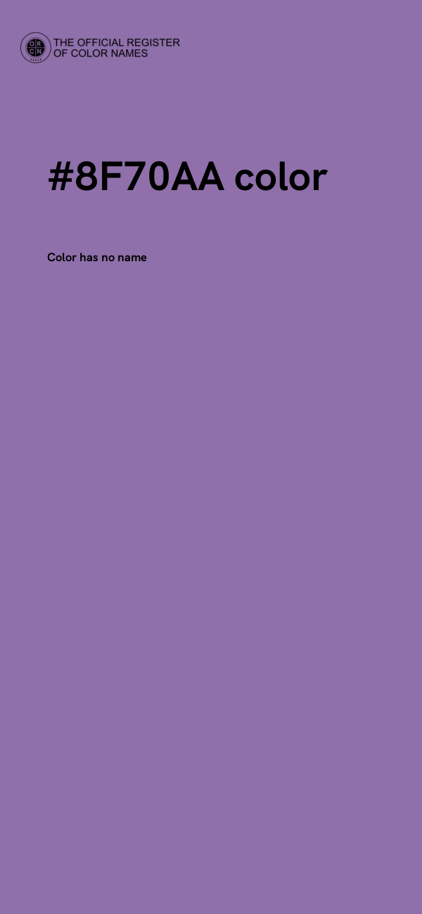 #8F70AA color image