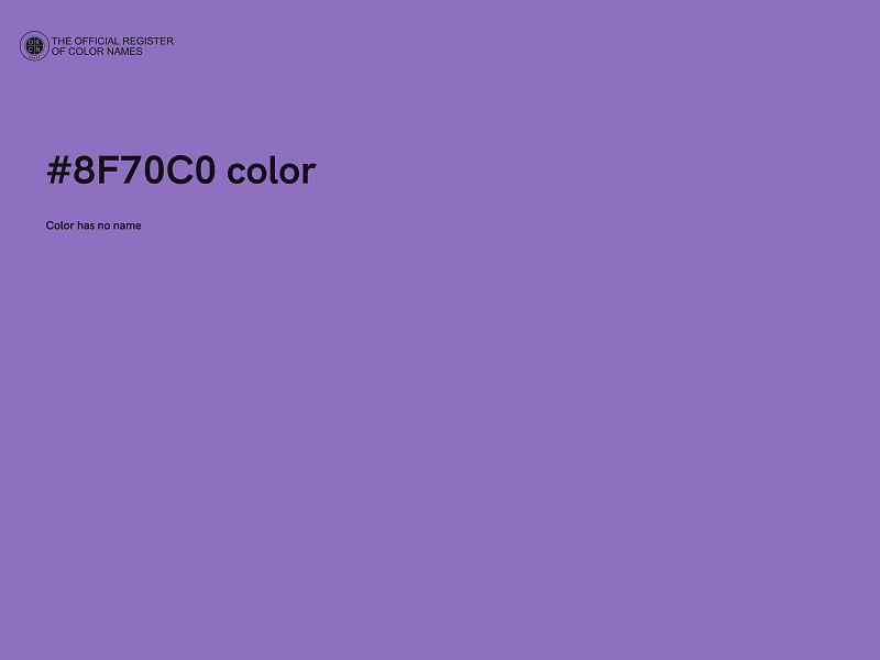 #8F70C0 color image