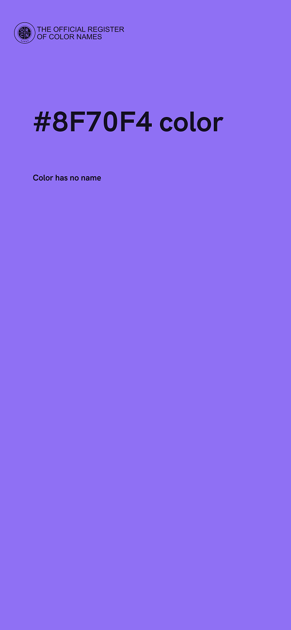 #8F70F4 color image