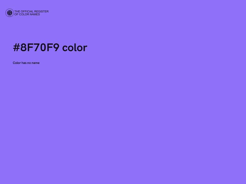 #8F70F9 color image