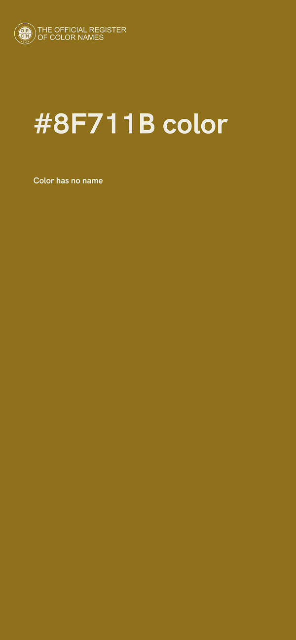 #8F711B color image