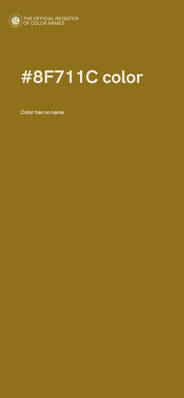 #8F711C color image