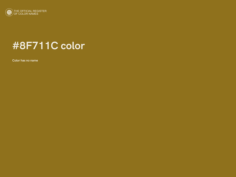#8F711C color image