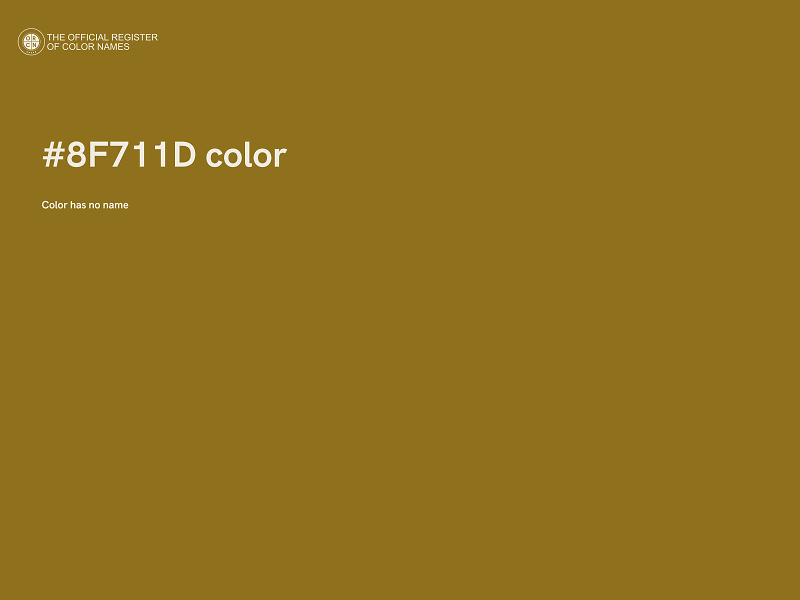 #8F711D color image