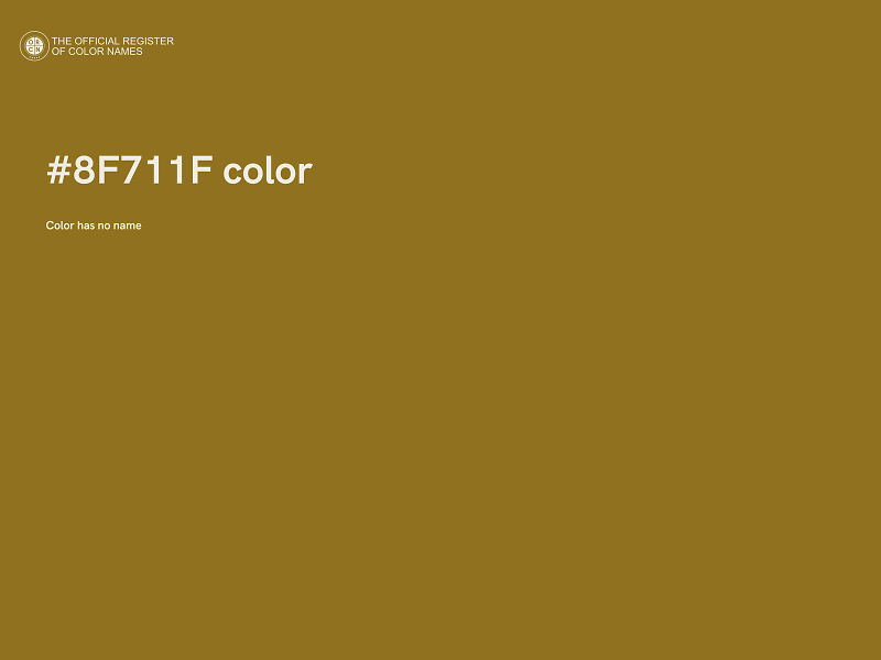 #8F711F color image