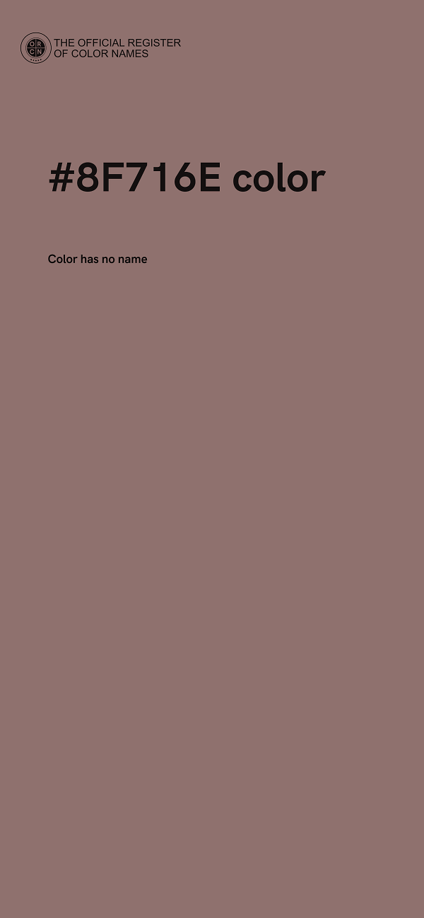 #8F716E color image