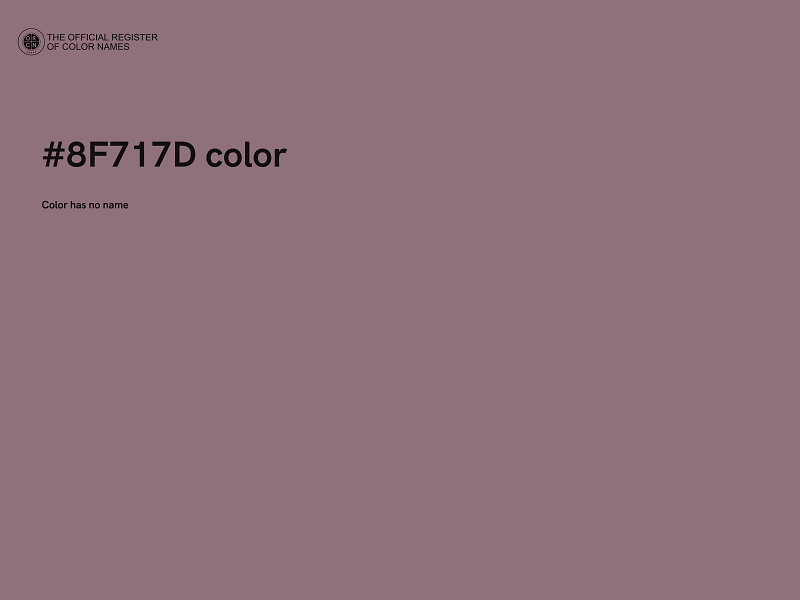 #8F717D color image