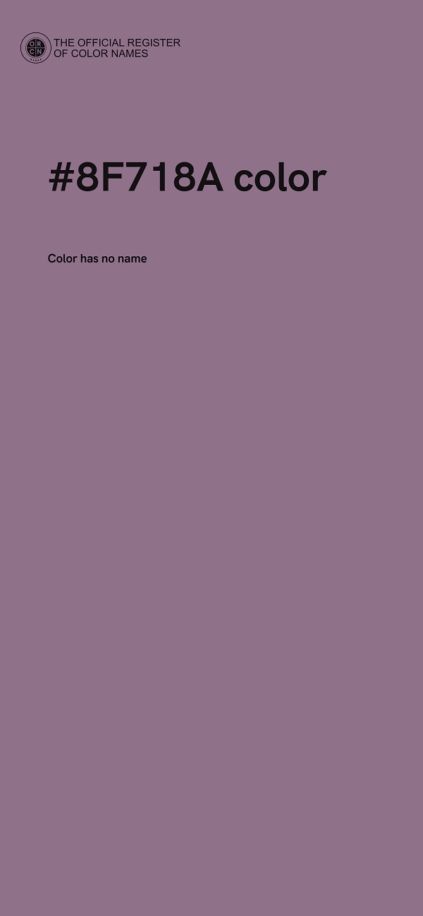 #8F718A color image