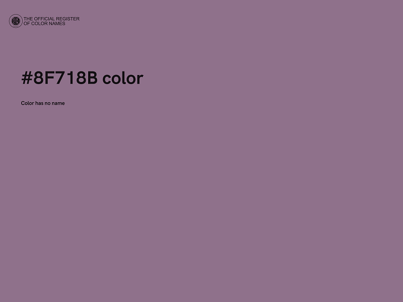 #8F718B color image