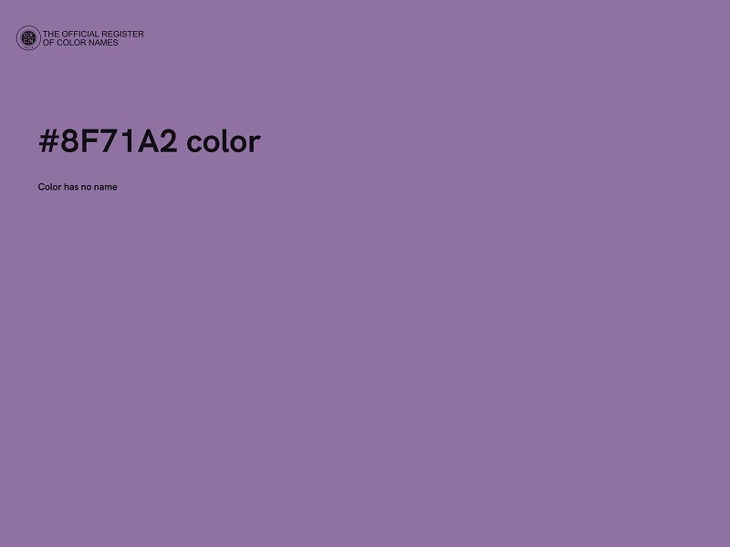 #8F71A2 color image