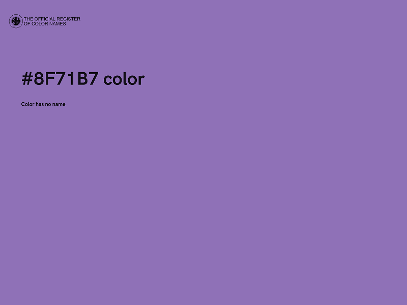 #8F71B7 color image