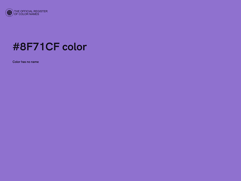 #8F71CF color image