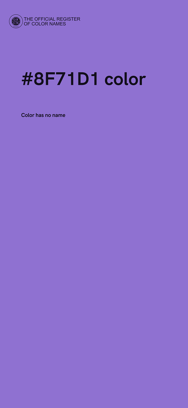 #8F71D1 color image