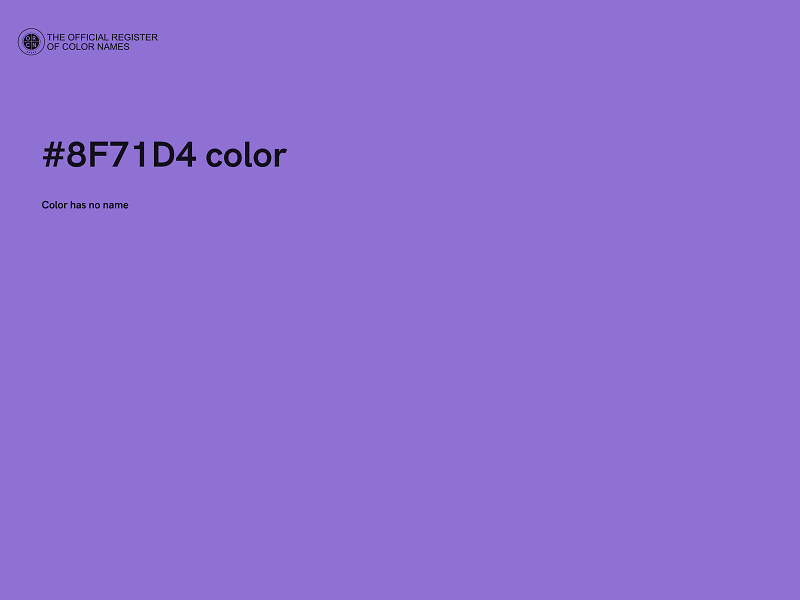 #8F71D4 color image