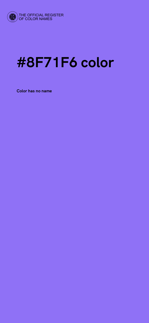 #8F71F6 color image