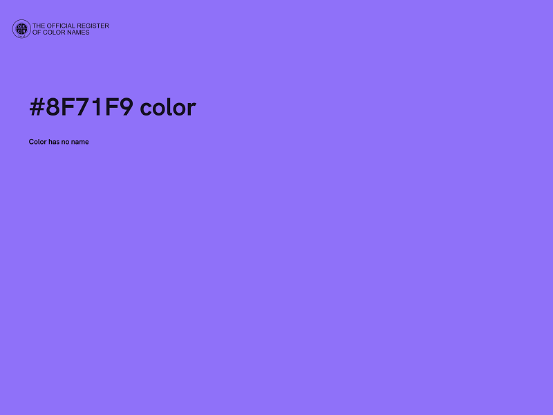 #8F71F9 color image