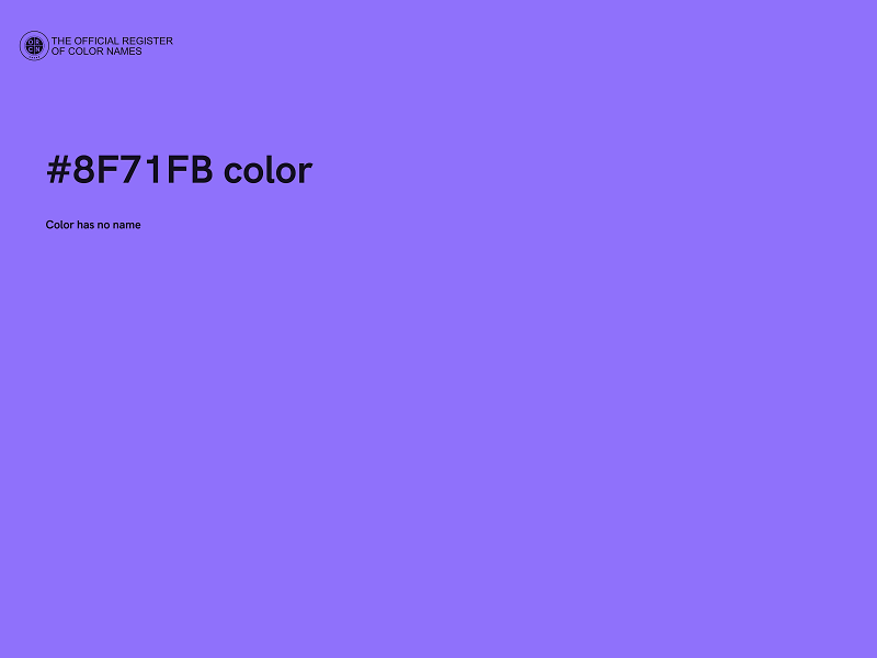 #8F71FB color image