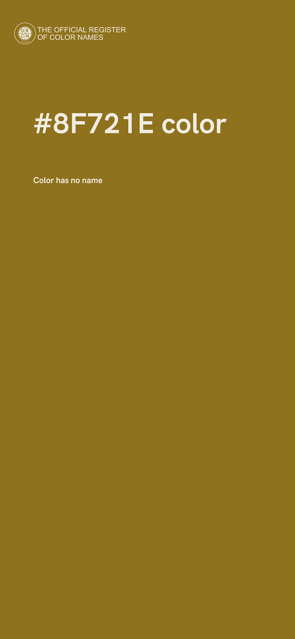#8F721E color image