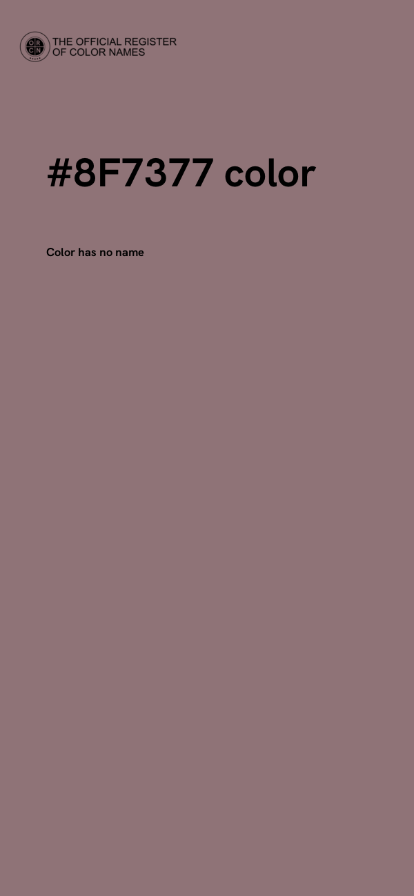 #8F7377 color image