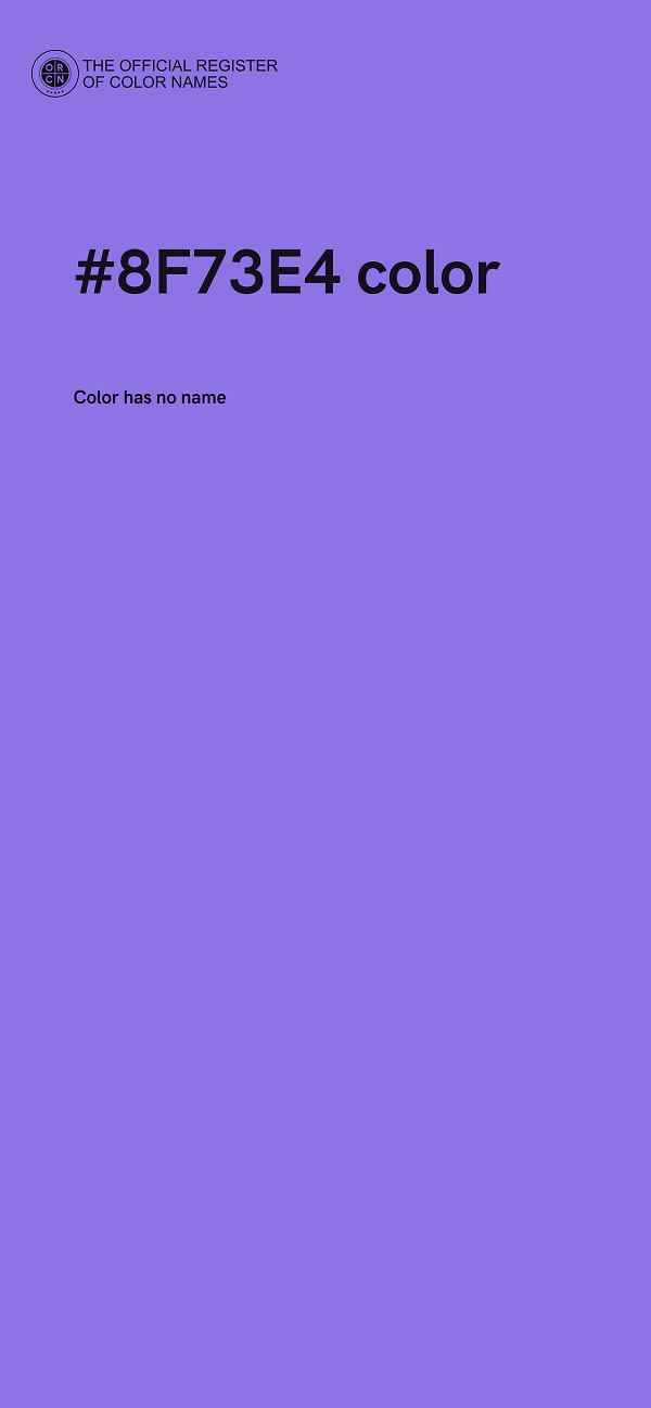 #8F73E4 color image