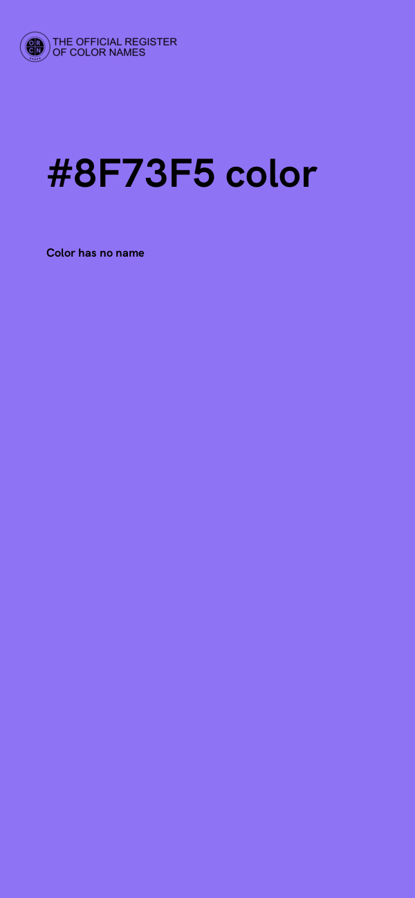 #8F73F5 color image