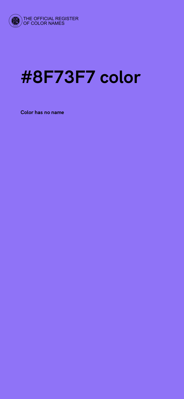 #8F73F7 color image