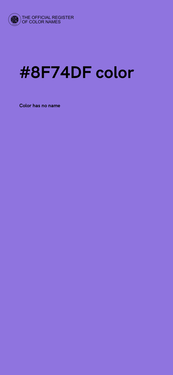 #8F74DF color image