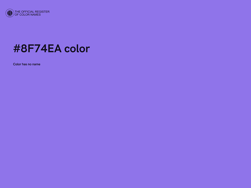 #8F74EA color image