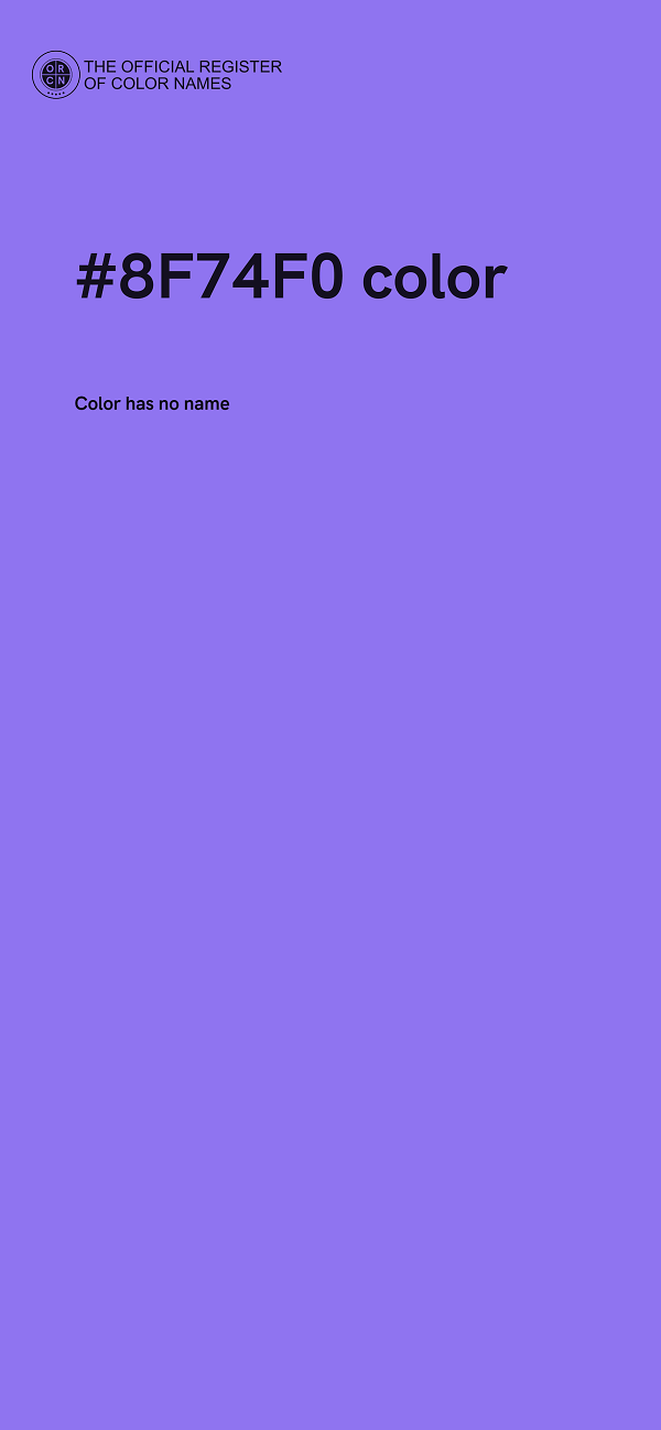 #8F74F0 color image