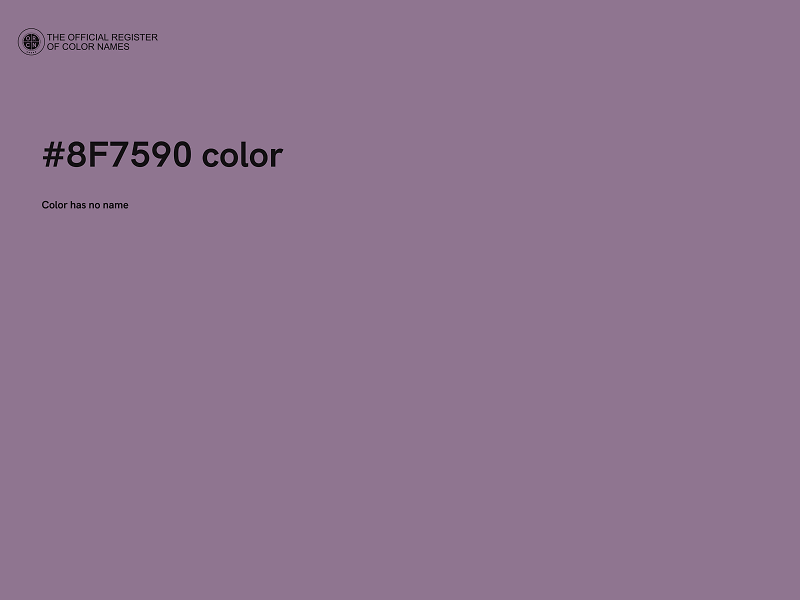 #8F7590 color image