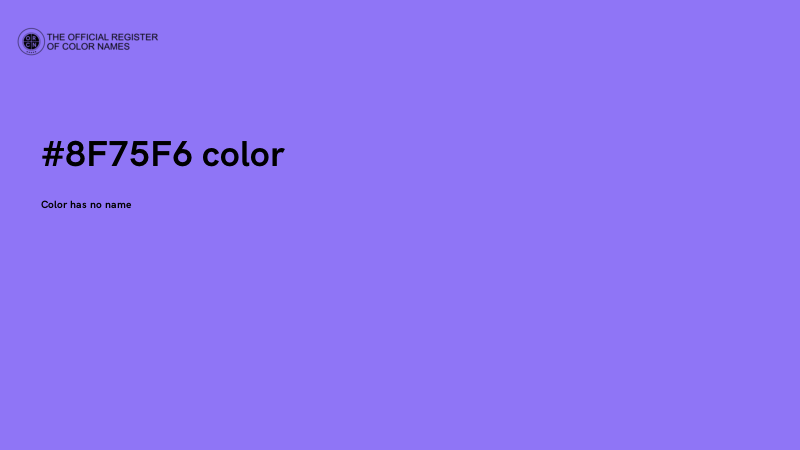#8F75F6 color image