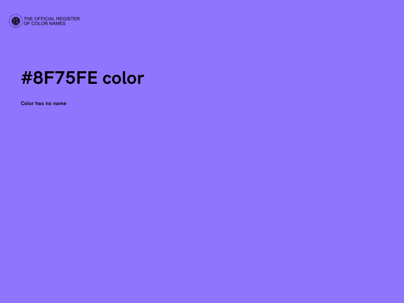 #8F75FE color image