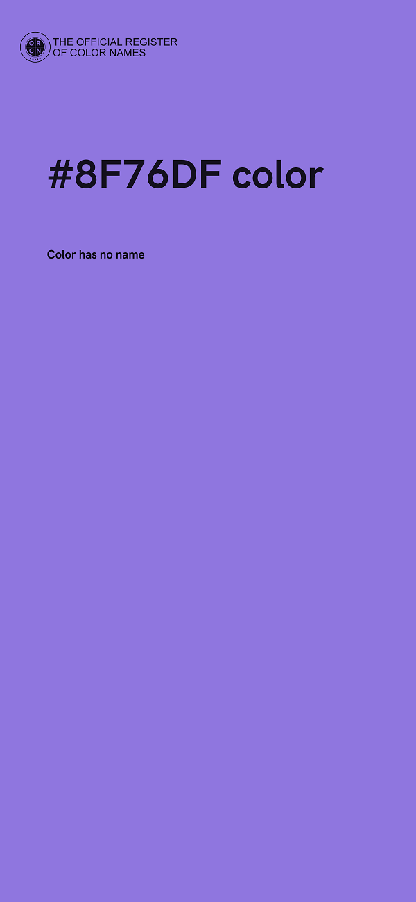 #8F76DF color image