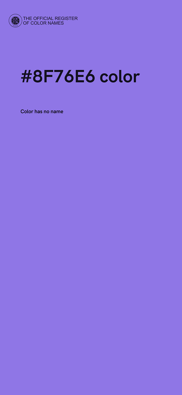 #8F76E6 color image