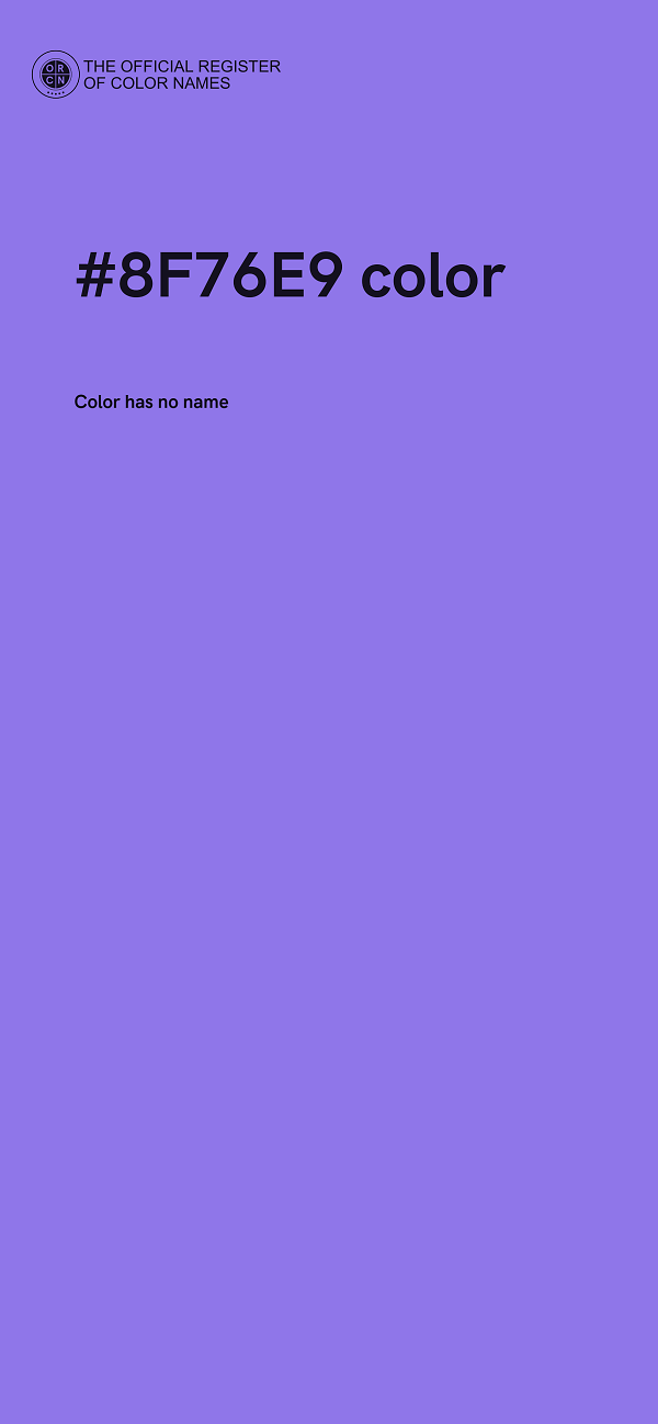 #8F76E9 color image