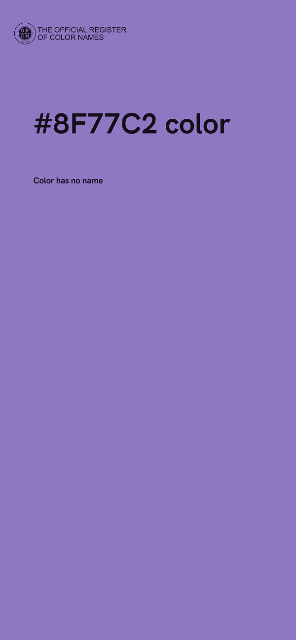 #8F77C2 color image