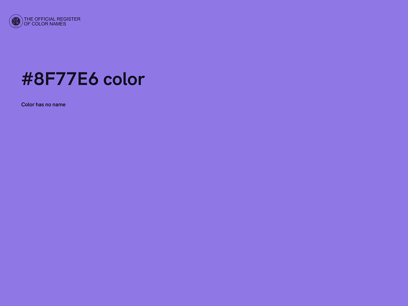 #8F77E6 color image
