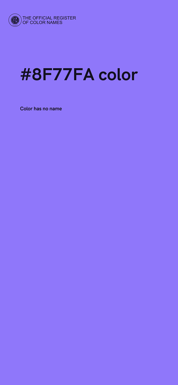 #8F77FA color image