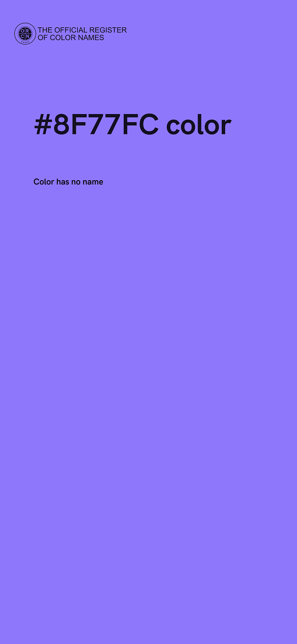 #8F77FC color image