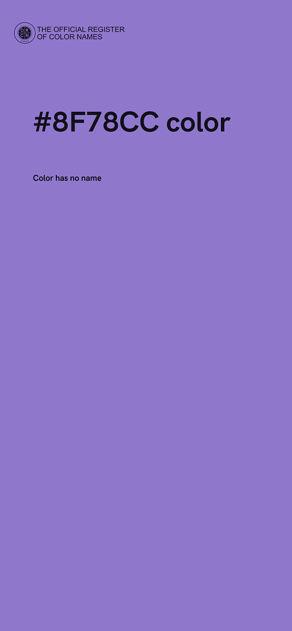 #8F78CC color image