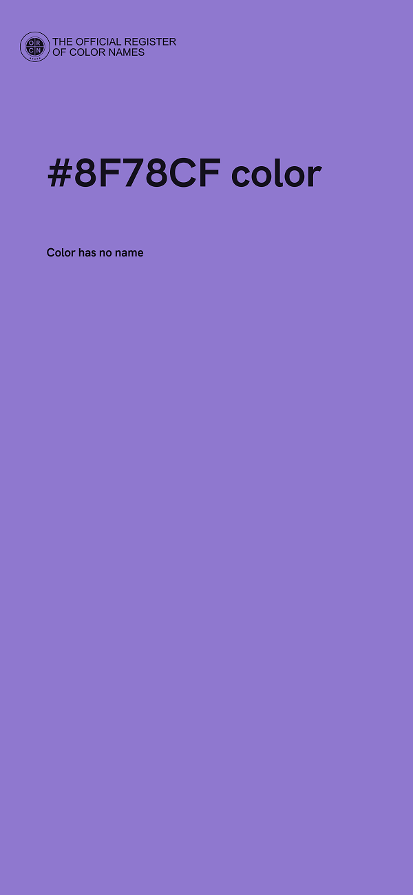#8F78CF color image