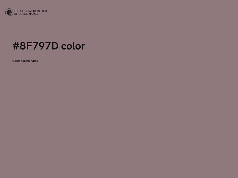 #8F797D color image