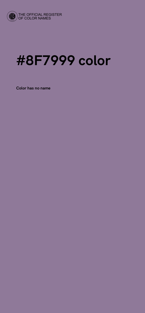 #8F7999 color image