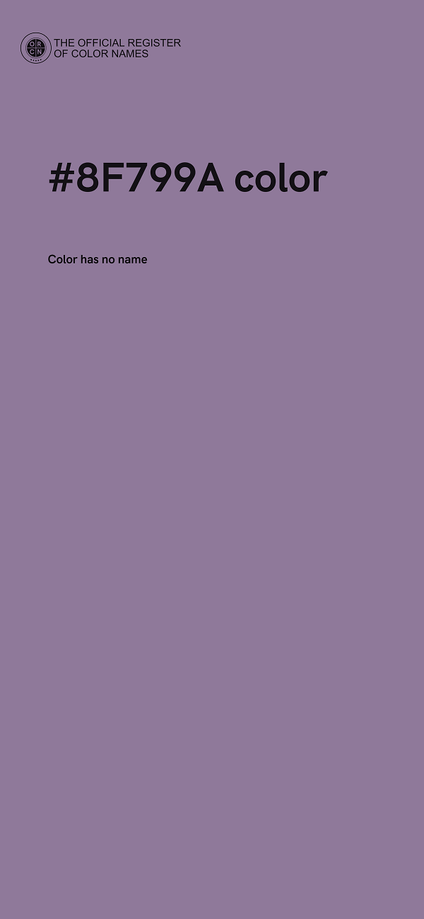 #8F799A color image
