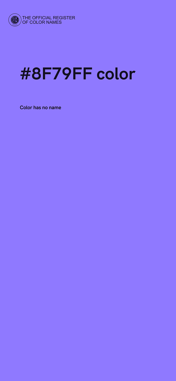 #8F79FF color image