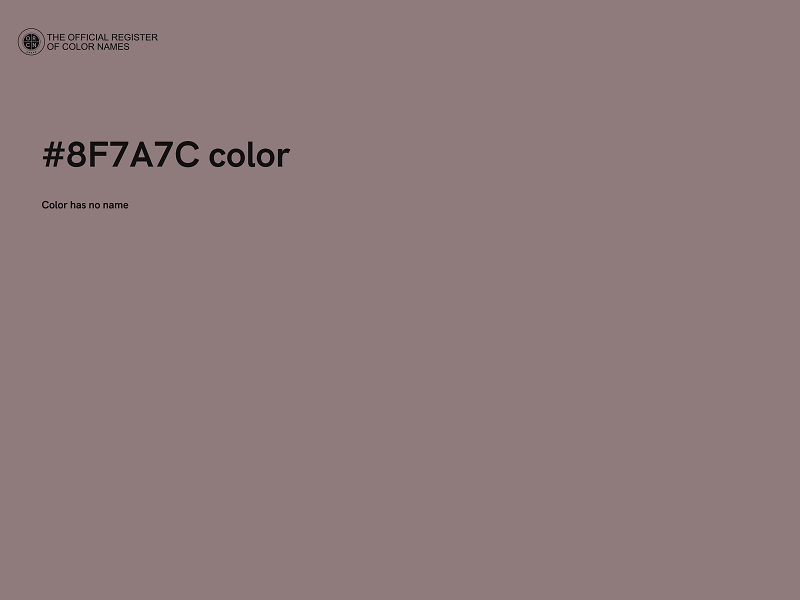 #8F7A7C color image