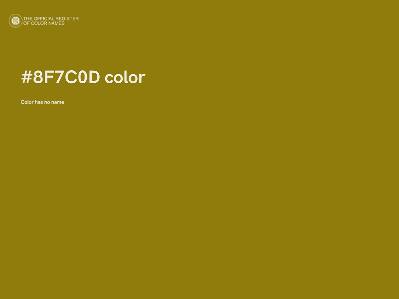 #8F7C0D color image