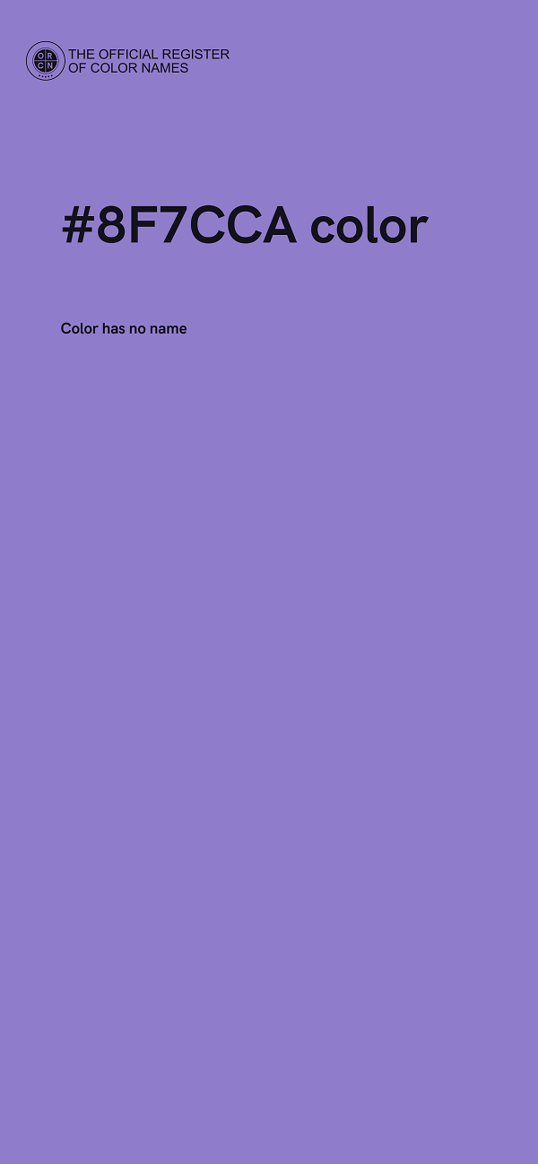 #8F7CCA color image