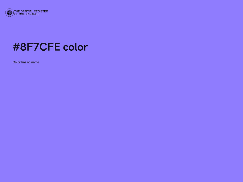 #8F7CFE color image