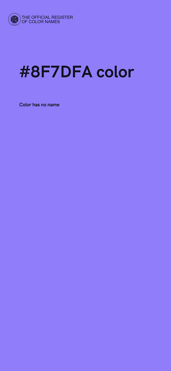 #8F7DFA color image
